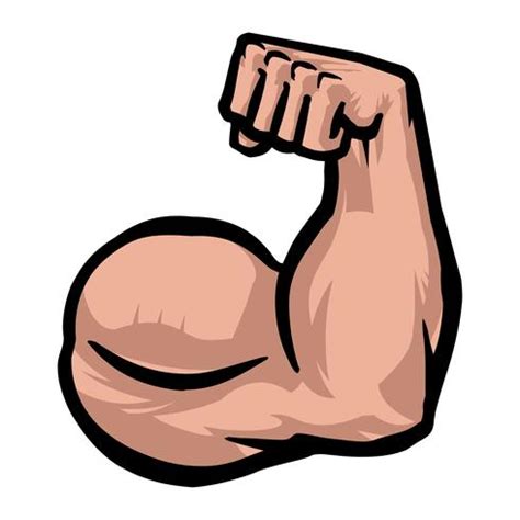 cartoon bicep|cartoon standing straight flexing biceps.